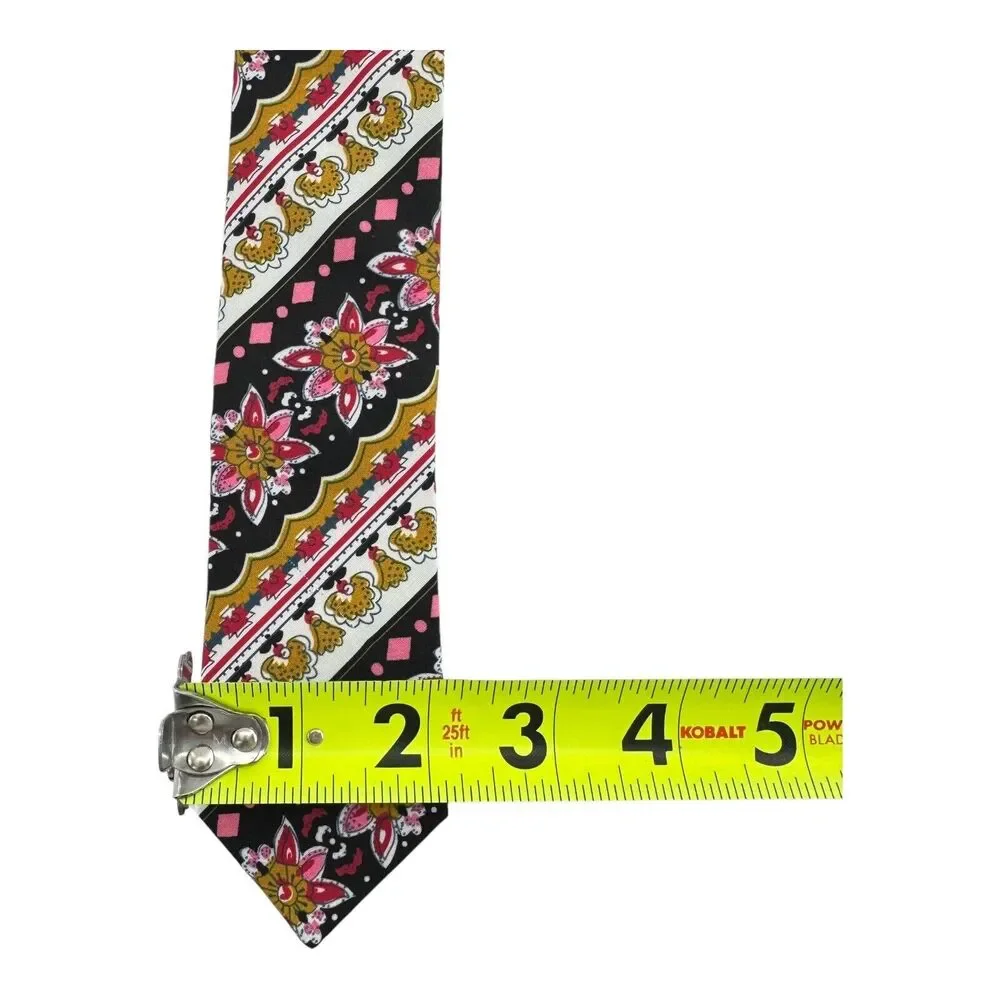 NWOT Skinny Cotton Colorful Neck Tie Wedding Casual Mens Necktie Modern Design